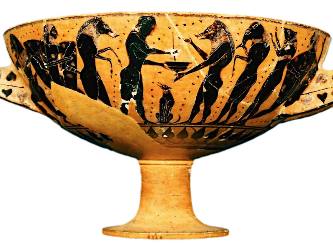 Pittore di Polifemo, 'Circe offre la pozione magica a Odisseo'